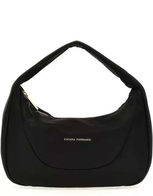 Chiara Ferragni Logo Nylon Shoulder Bag