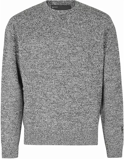 Neil Barrett Triangle Neck Detail Sweater