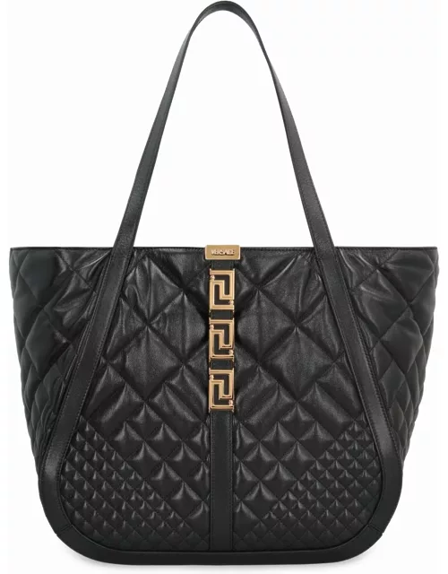 Versace Quilted Leather Tote