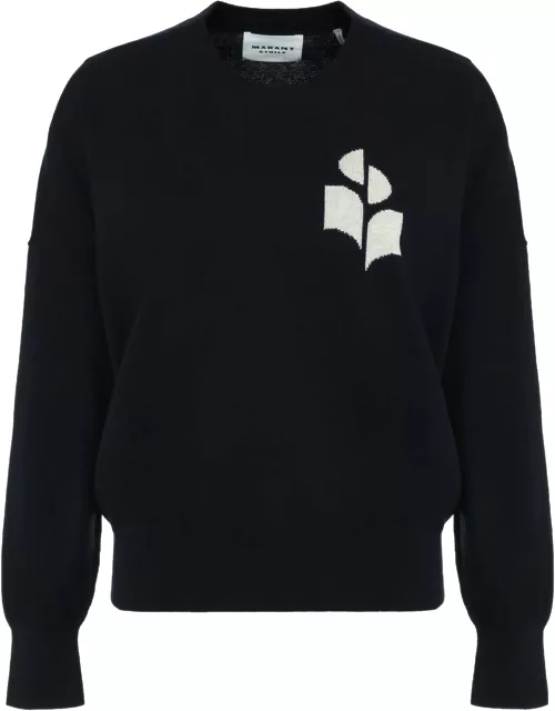 Marant Étoile Marisans Wool-cotton Blend Crew-neck Sweater