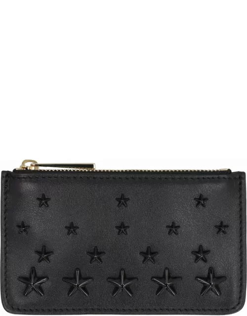 Jimmy Choo Nancy Leather Coin Purse Pouch