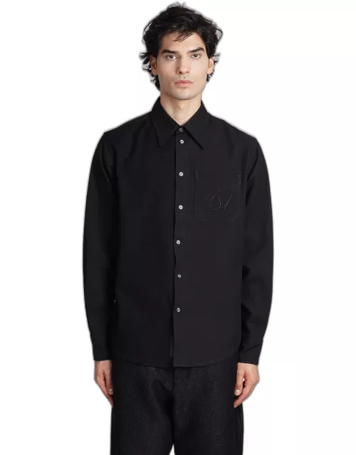4sdesigns Shirt In Black Cotton