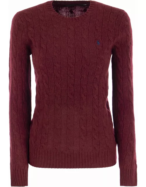 Polo Ralph Lauren Wool And Cashmere Cable-knit Sweater