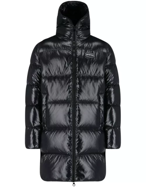Duvetica Tivo Logo Patch Zip-up Down Jacket