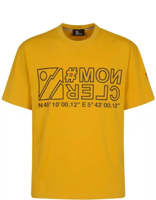 Moncler Grenoble Logo Printed Crewneck T-shirt