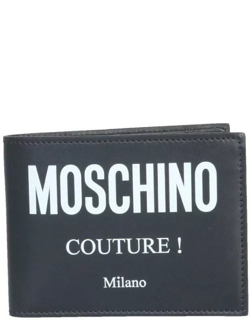 Moschino Couture Logo Printed Bifold Wallet