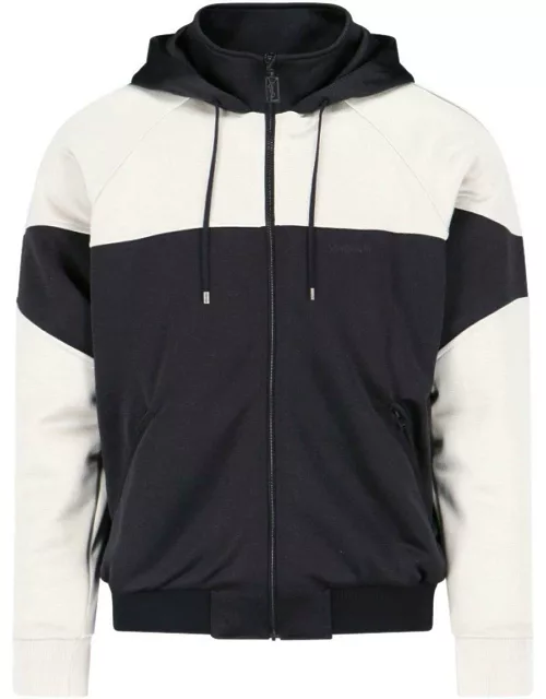 Saint Laurent Panelled Hooded Jacket