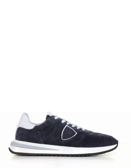 Philippe Model Tropez 2.1 Sneaker In Suede With Leather Detail