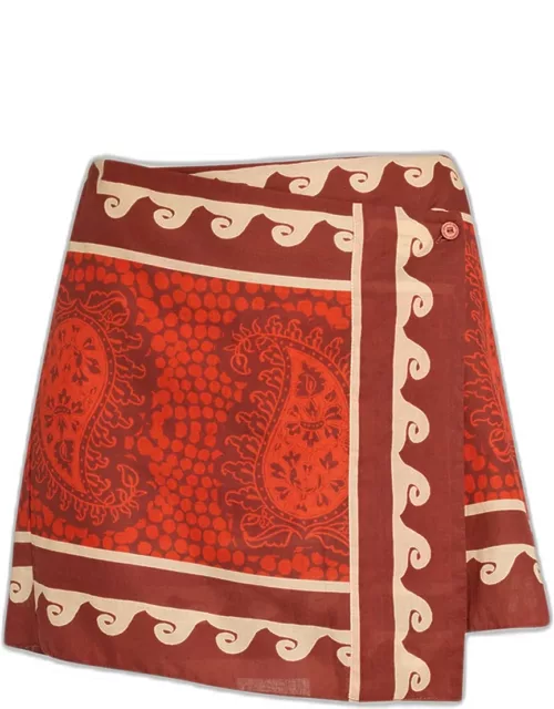 Hunting Roots Wrap Skirt