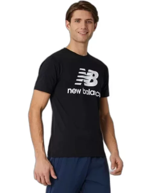 New Balance Men's NB Essentials Stacked Logo Tee
