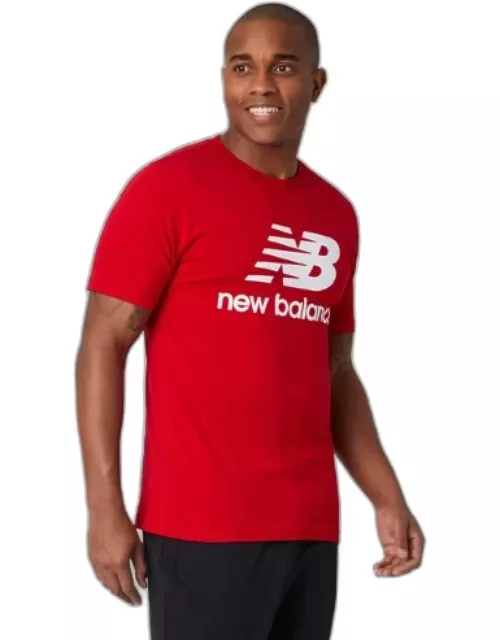 New Balance Men's NB Essentials Stacked Logo Tee