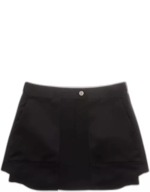 Inside Out Satin Mini Skirt