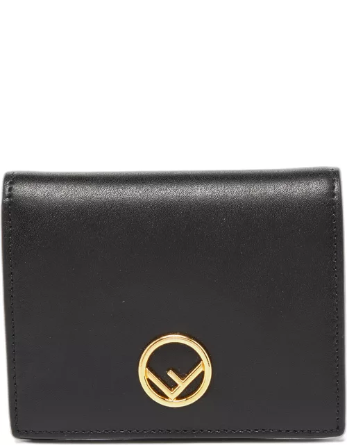 Fendi Black Leather F is Fendi Bifold Wallet