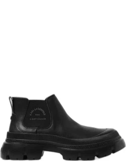 Flat Ankle Boots KARL LAGERFELD Woman colour Black