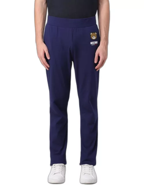 Trousers MOSCHINO COUTURE Men colour Blue