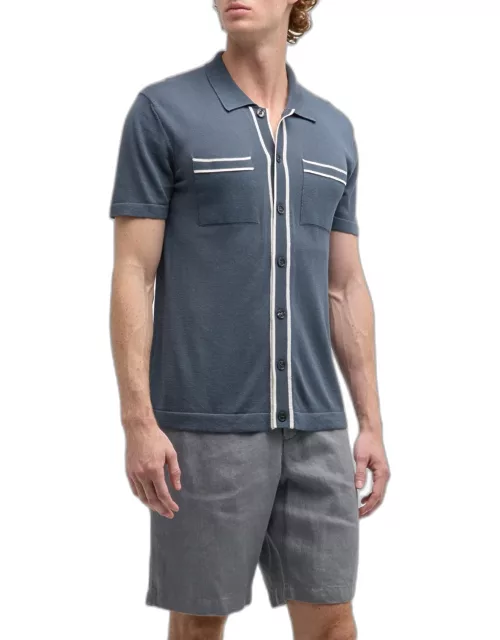 Men's Keeling Button-Down Shirt with Stripe