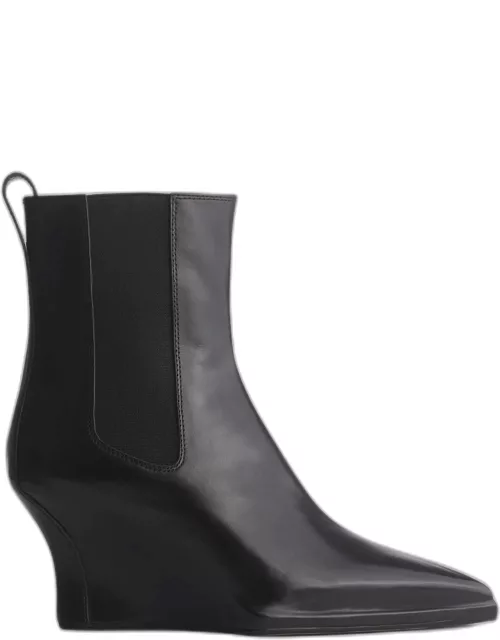 Eclipse Leather Wedge Chelsea Ankle Boot