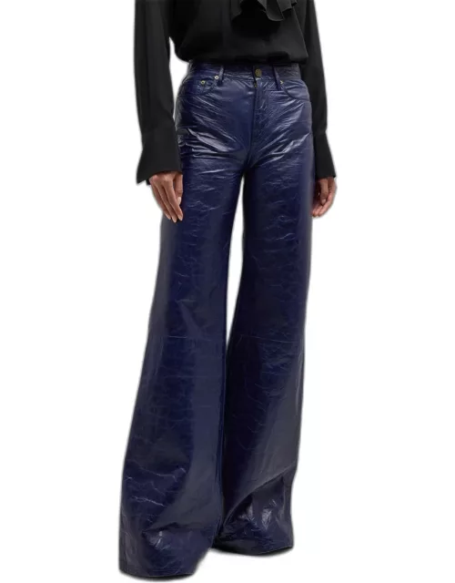 Le Palazzo Leather Pant