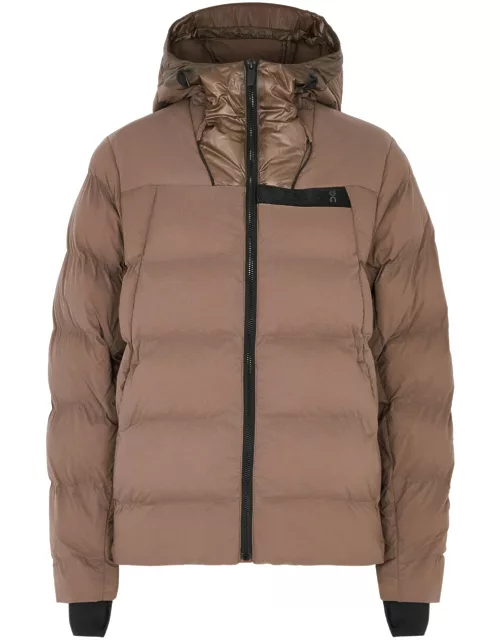ON Challenger Quilted Shell Jacket - Taupe - M (UK12 / M)