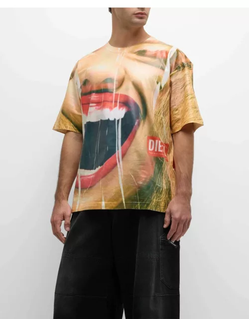 Men's Smile-Print Graphic T-Shirt