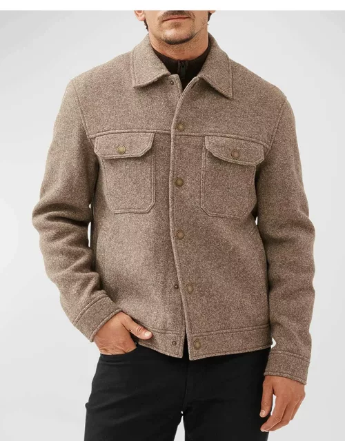 Men's Brooklyn Wool Trucker Jacket