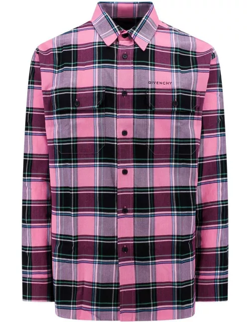 Givenchy Checked Buttoned Lumberjack Shirt