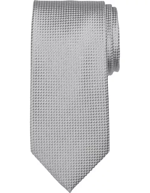 Pronto Uomo Men's Narrow Tie Silver