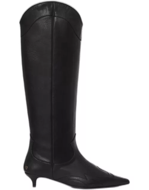 ANINE BING Tall Rae Boots in Black