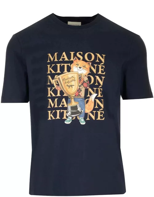 Maison Kitsuné fox Champion T-shirt