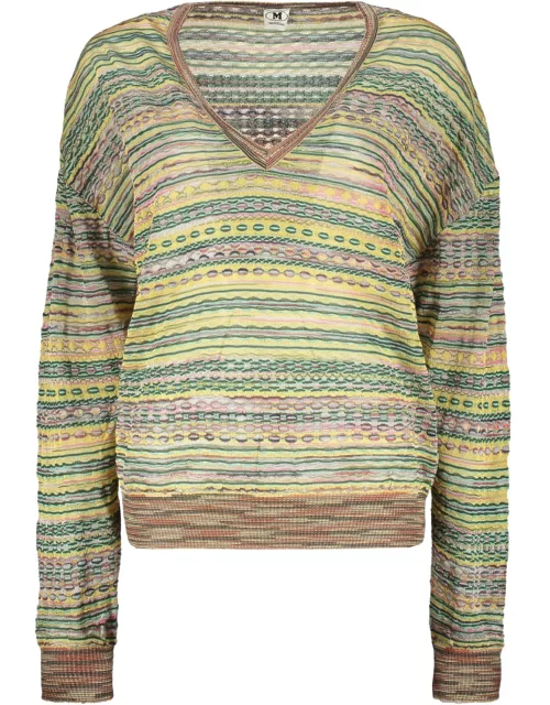 M Missoni Sweater With V-neck