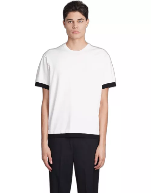 Neil Barrett T-shirt In White Viscose