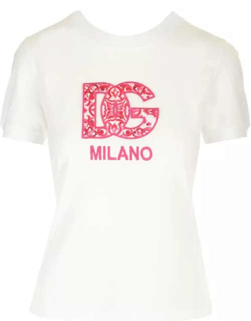 Dolce & Gabbana T-shirt With Dg Patch