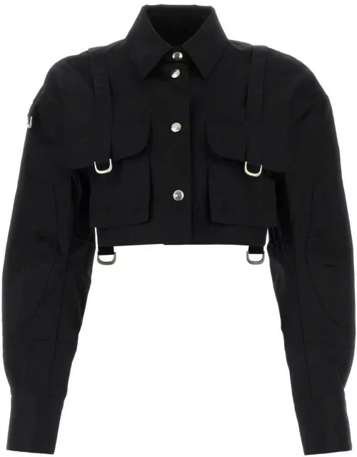 Off-White Buttoned Long-sleeved Jacket
