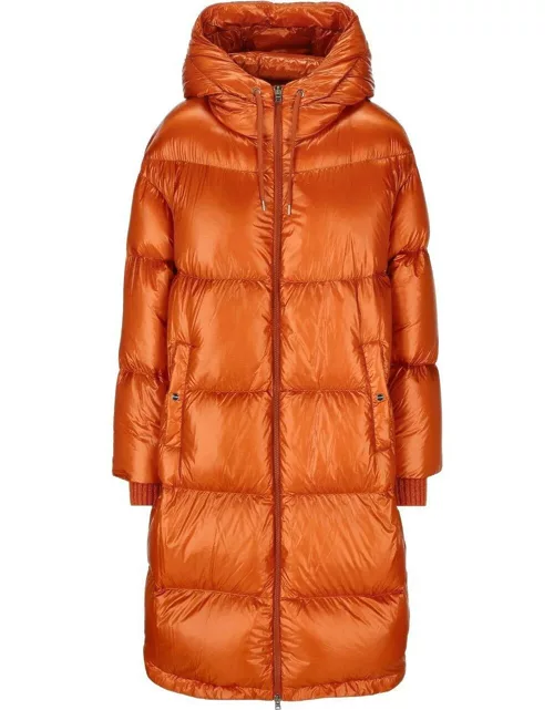 Herno Quilted Hooded Drawstring Down Coat