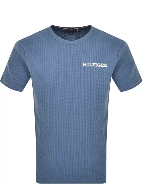 Tommy Hilfiger Logo T Shirt Blue
