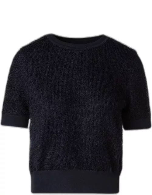 Yarn Short-Sleeve Sweater