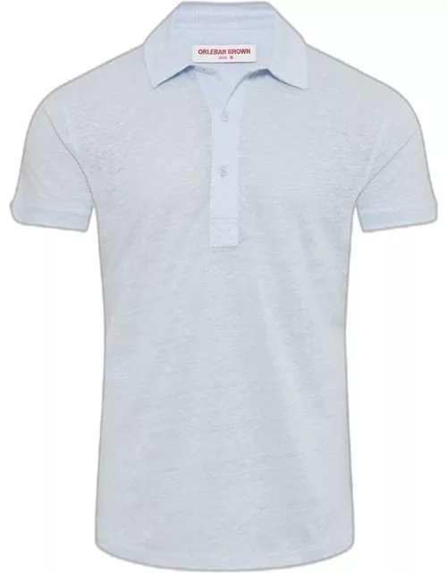 Sebastian Linen - Hush Tailored Fit Linen Polo Shirt