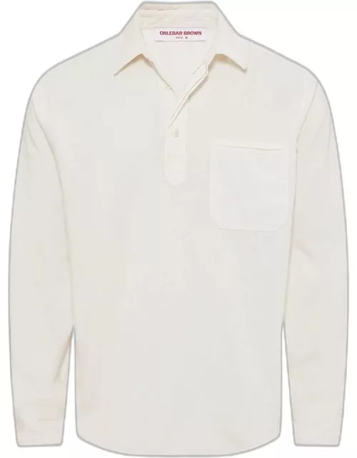 Shanklin Corduroy - Sea Mist Classic Collar Relaxed Fit Overhead Corduroy Shirt