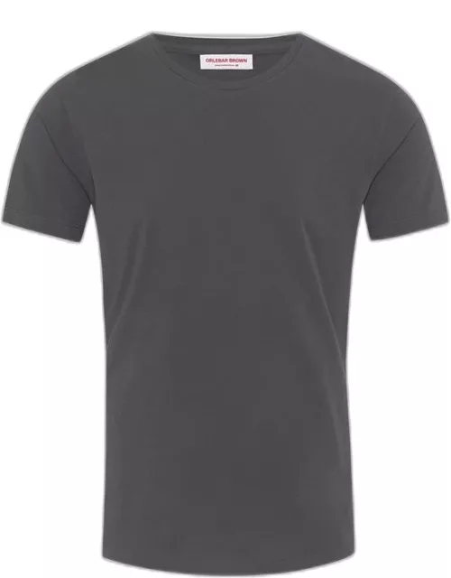 Ob-T - Piranha Grey Tailored Fit Crewneck Organic Cotton T-shirt