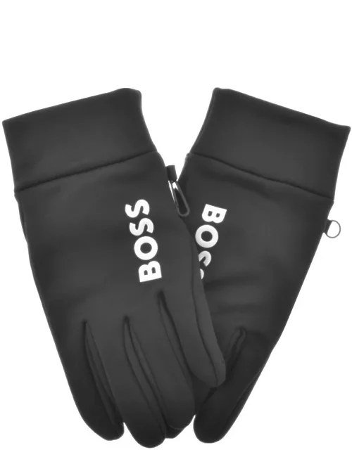 BOSS Running Gloves Black