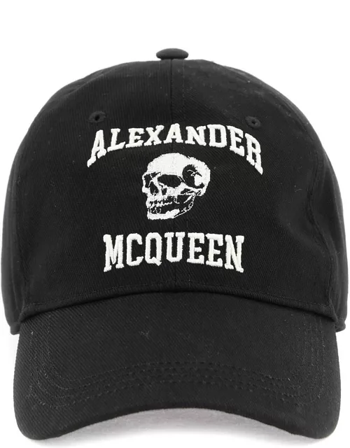 ALEXANDER MCQUEEN embroidered logo baseball cap