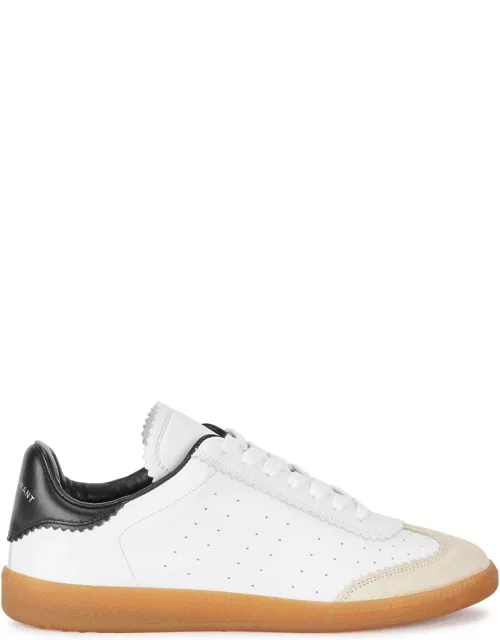 Isabel Marant Bryce White Leather Sneakers, Sneakers, White, Leather