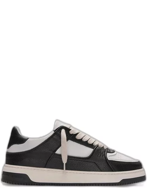 REPRESENT Apex Off white and black leather low top sneaker - Apex