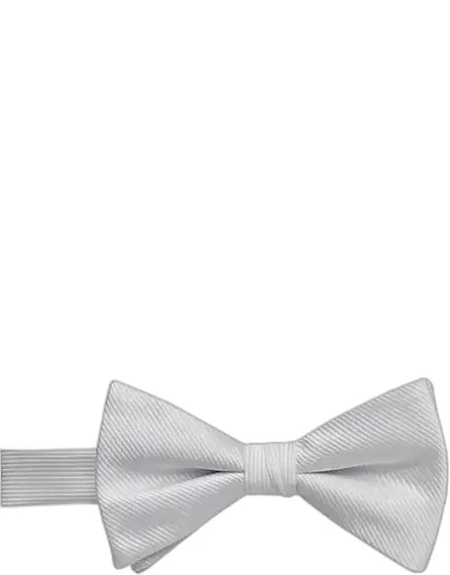 Calvin Klein Men's Pre-Tied Bow Tie White