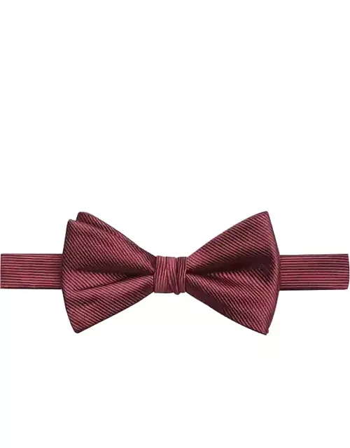Calvin Klein Men's Pre-Tied Bow Tie Purple Wine