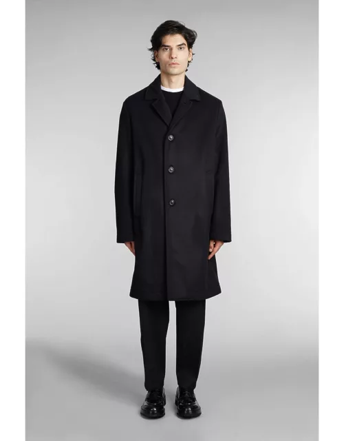 Mauro Grifoni Coat In Black Woo