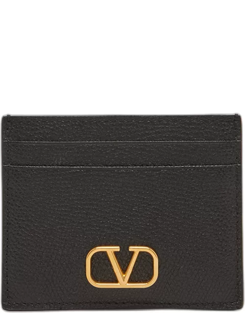 VLOGO Signature Leather Card Holder
