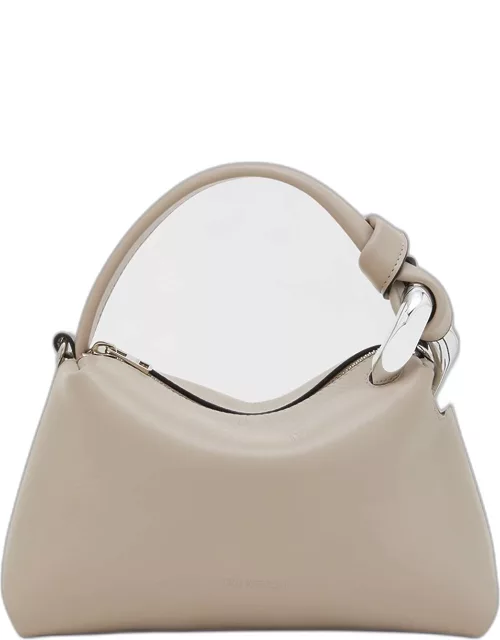 Corner Small Zip Leather Shoulder Bag