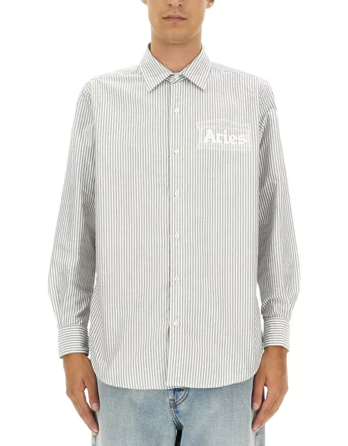 aries oxford shirt with logo