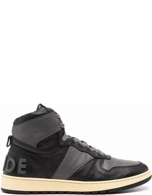 Rhecess high-top leather sneaker